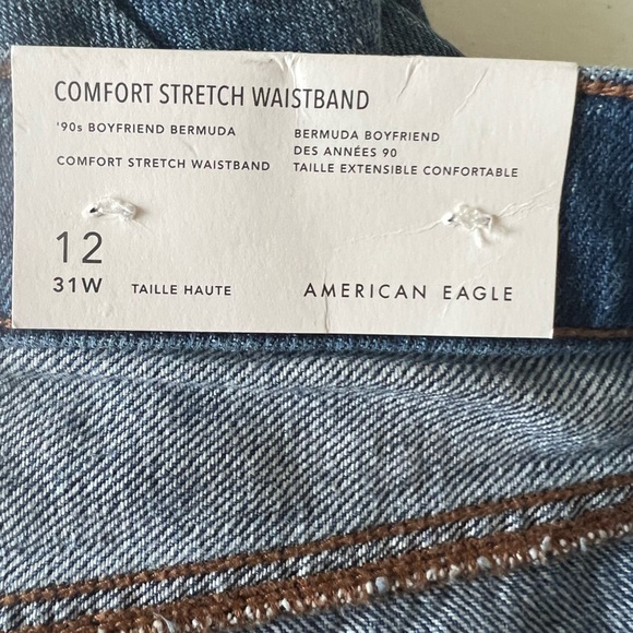 American Eagle '90s BOYFRIEND
BERMUDA
COMFORT STRETCH
WAISTBAND size 12 NWT - Picture 5 of 7